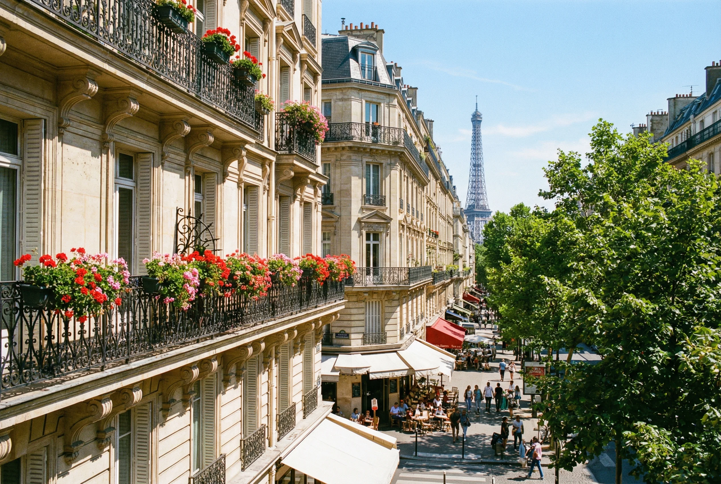 Balcons parisiens
