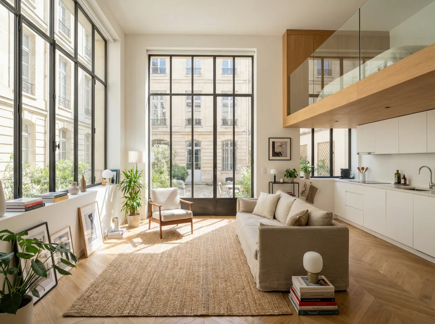 Vue Paris depuis pied-à-terre