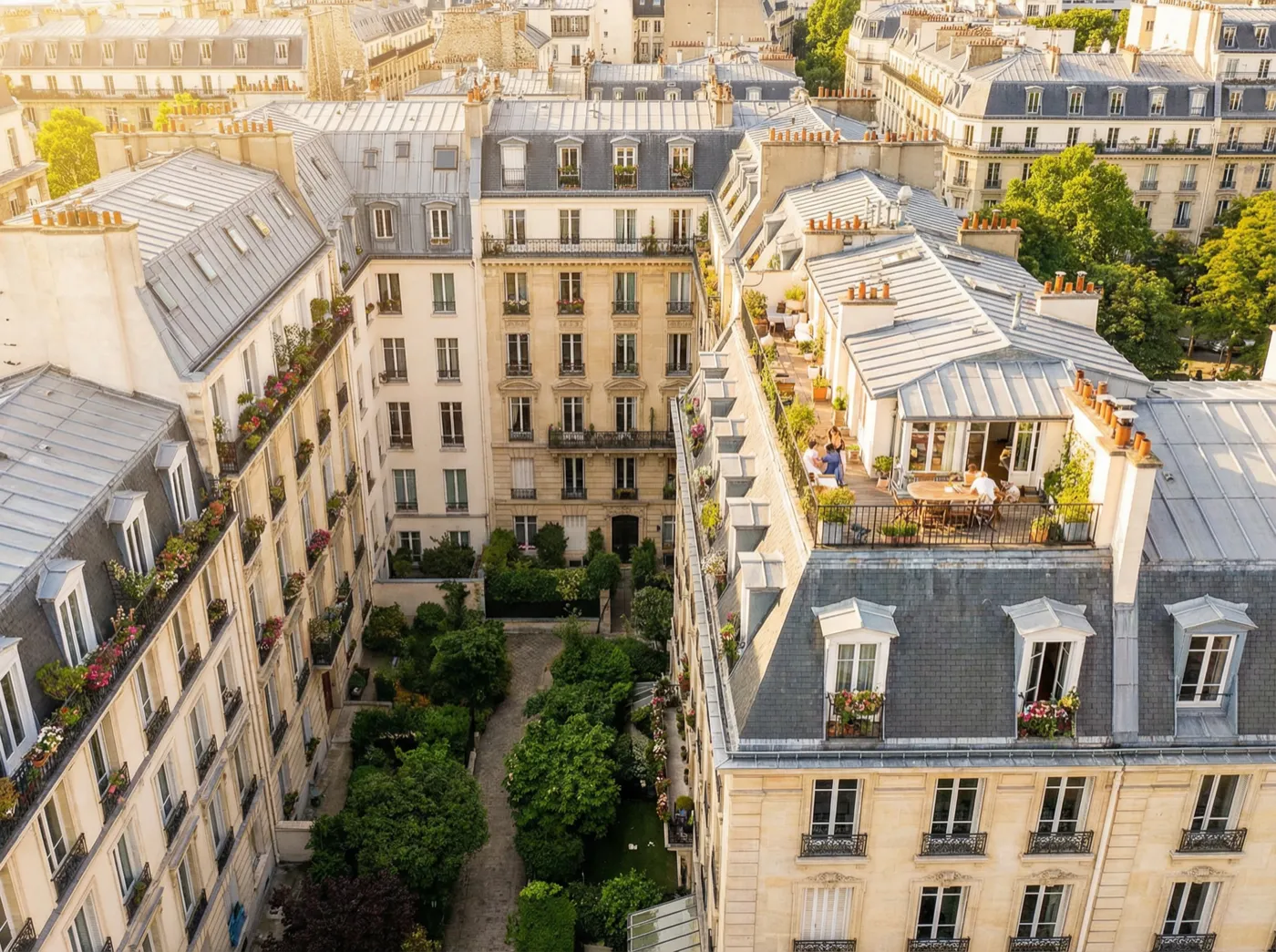 Vue de Paris depuis la Seine