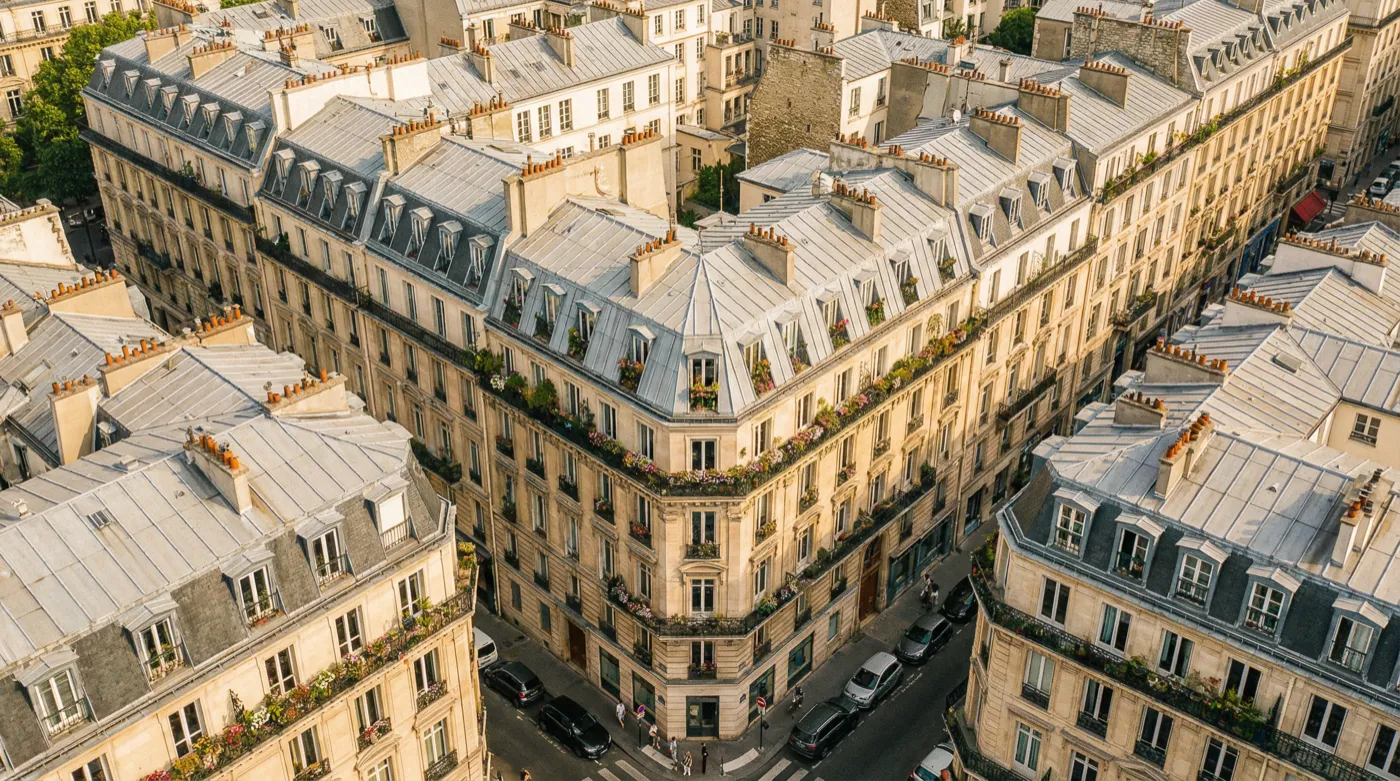 Immeuble haussmannien typique pour investissement locatif