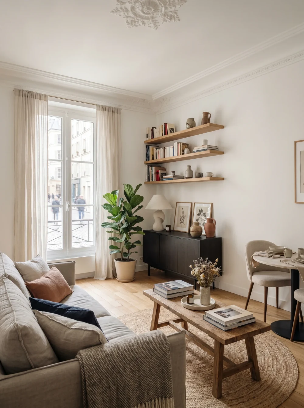 Appartement locatif parisien rénové et meublé, prêt à louer