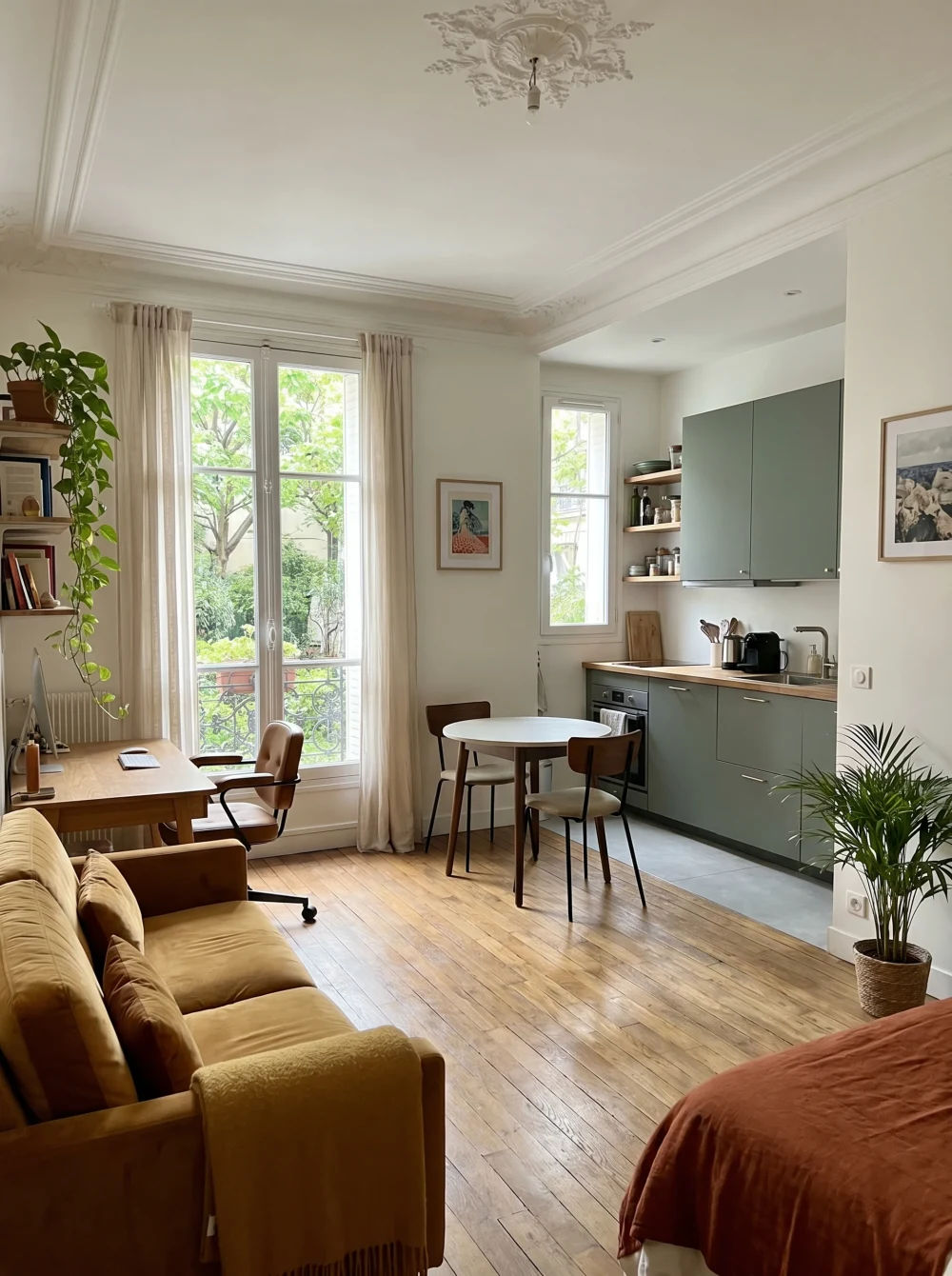 Studio meublé optimisé pour la location à Paris